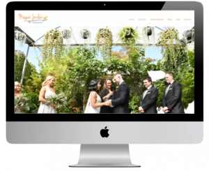 Screenshot of the Megan Jordan Celebrant website